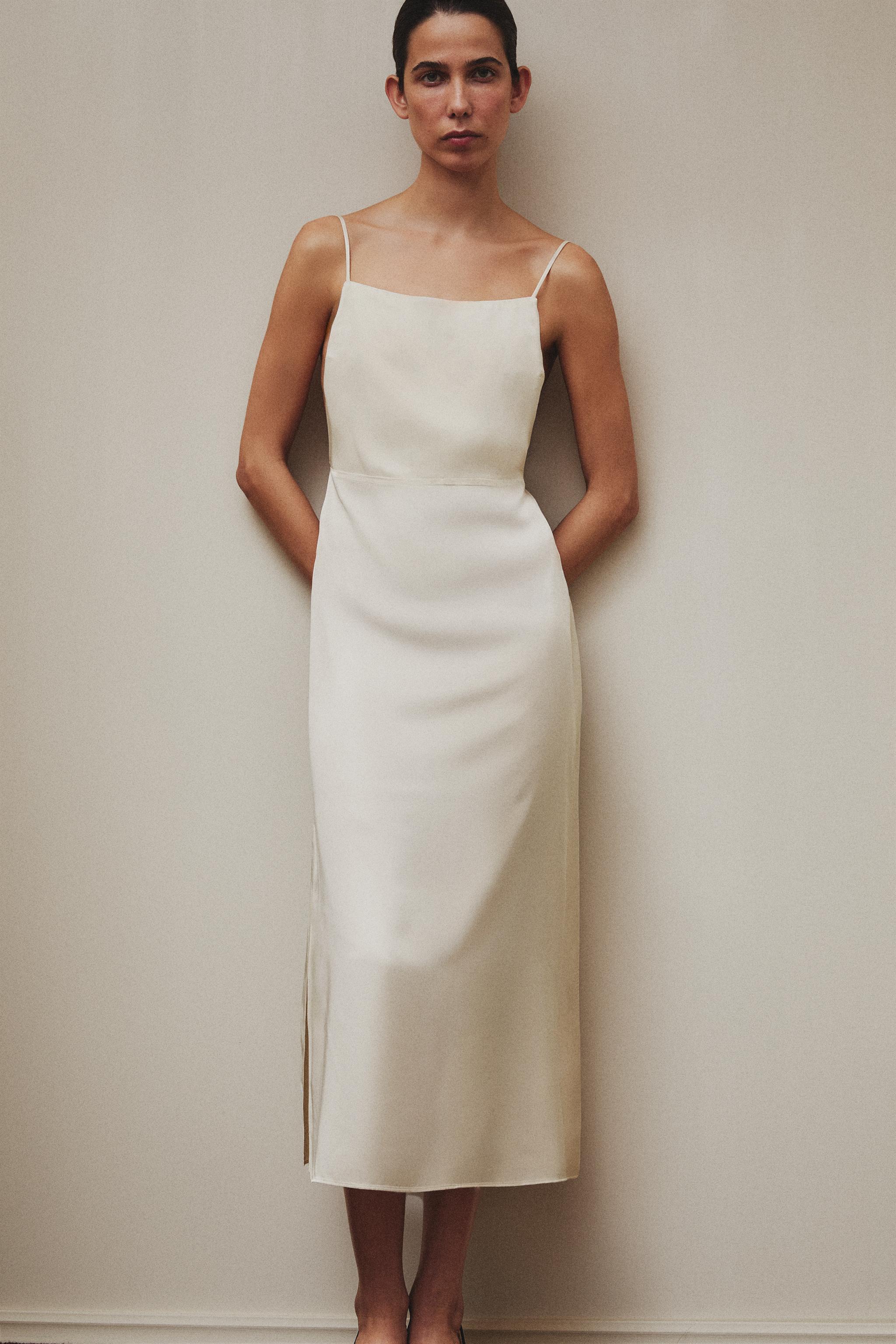 PLAIN SATEEN NIGHTGOWN